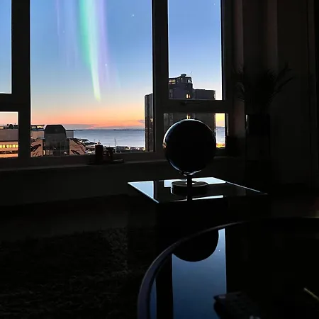 アパート Hotel-like Comfort & Ocean Views Over Harbour ボードー